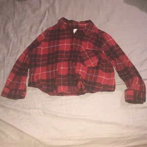 Cropped flannel